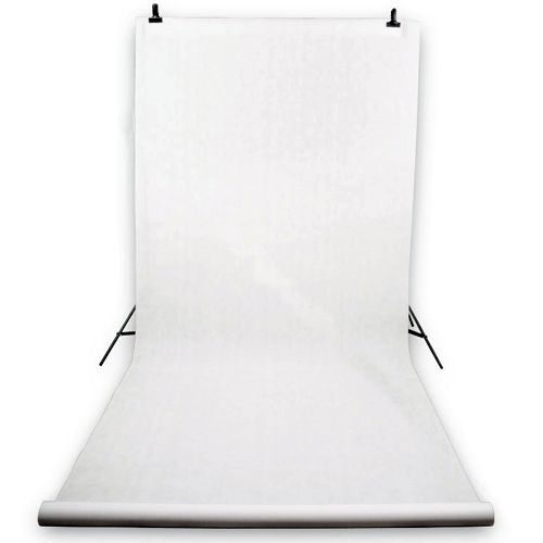 Белый фон виниловый для фото и видео (полипропилен) 2,75х5м