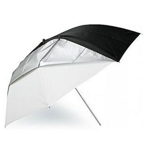 Umbrella Falcon URN-48TSB Black / Silver / Translucent 120cm