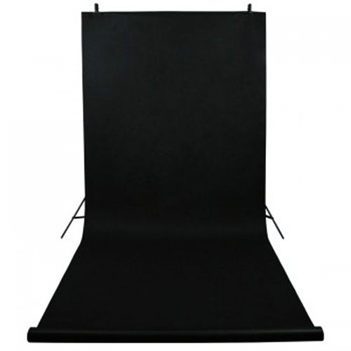 Черный фон виниловый для фото и видео (полипропилен) 2,75х5м